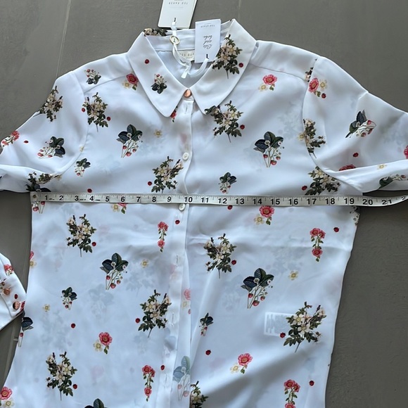 Ted Baker lady bug & berries print blouse NWT - Picture 12 of 15